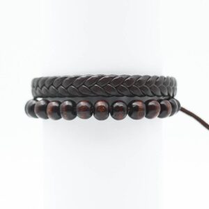 Set: 2 bracelets BRN for men LT BH5514