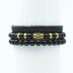 Set: 3 bracelets for men LT MUSC BH8017