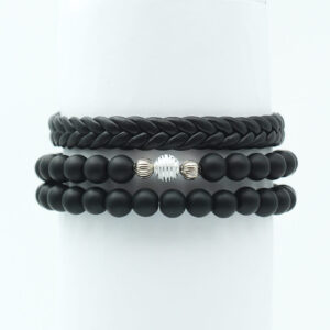 Set: 3 bracelets for men LT BH8015