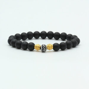 Bracelet for men with pearls BH8029