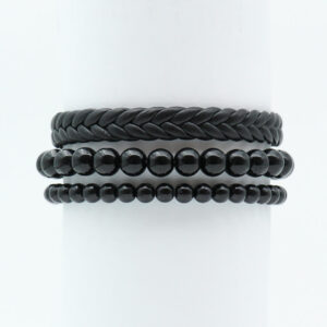 Set: 3 bracelets for men LT BH8025