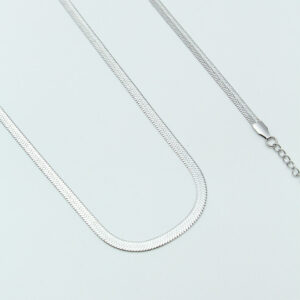 Men’s Silver Necklace and Bracelet VINE MN1220