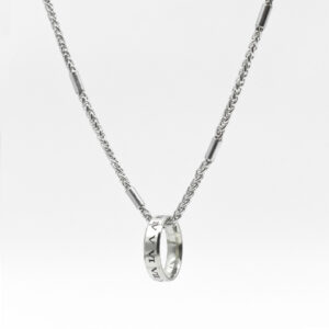 Men’s Silver Ring Special FREEDOM Necklace MN1240
