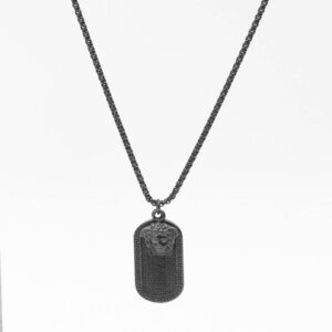 Men’s Black Necklace ORG VRSC14 MN1245