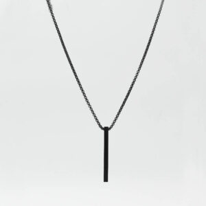 Men’s Black Necklace MN1248