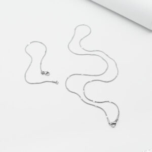 Men’s Silver Necklace and Bracelet Fin MN1247