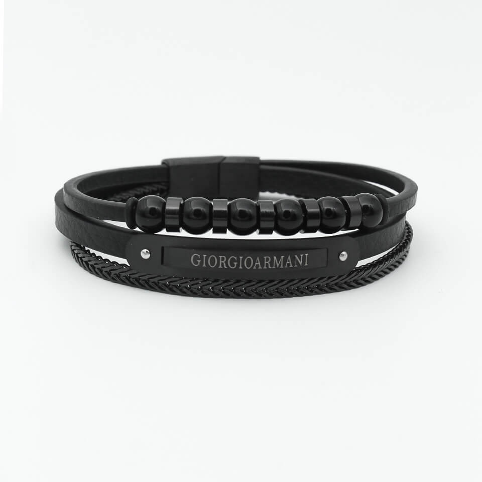 Bracelet for men luxury Giorgio Armani MB8949
