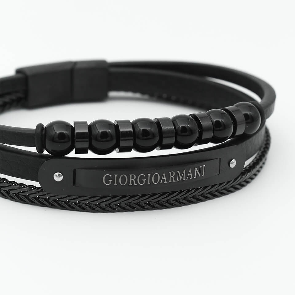 Bracelet for men luxury Giorgio Armani MB8949 - Image 4