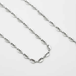 Set: Men’s silver necklace and bracelet COFF MN1030